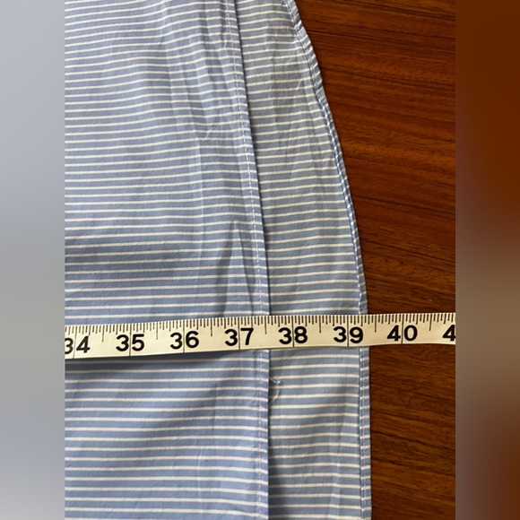 Philosophy blue White Stripe Dress with ruffles, size PXL - Picture 9 of 12